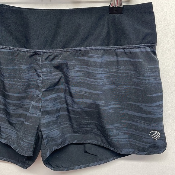 MPG Athletic Running Shorts Lined Black Gray Pink Zipper Pocket S - Picture 3 of 16